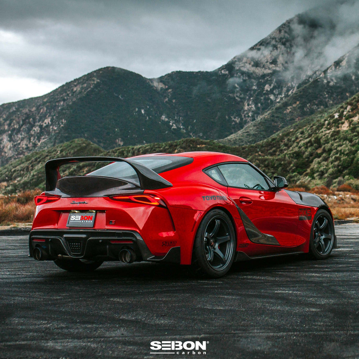 Seibon Carbon fiber rear diffuser for 2020-2026 Toyota GR Supra