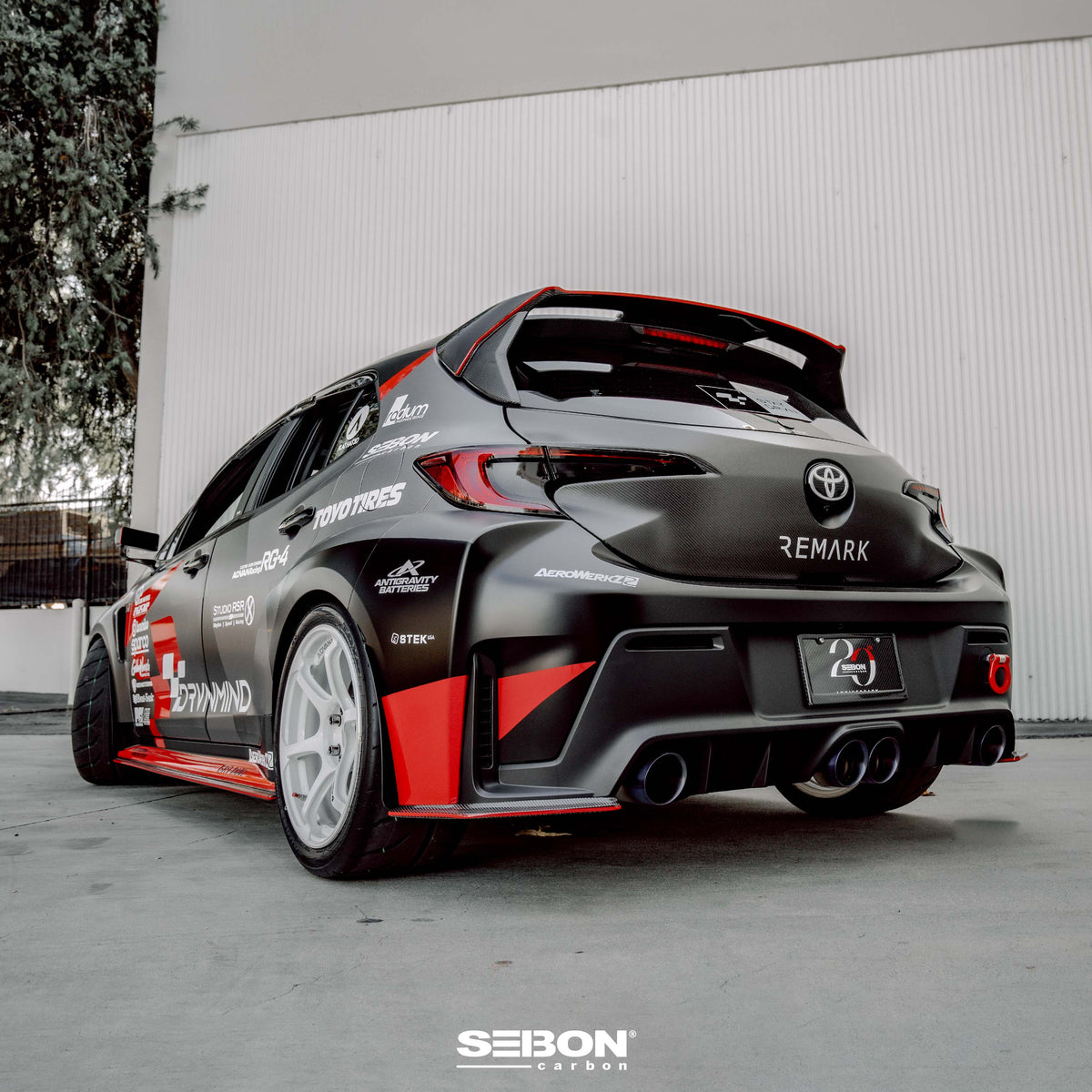 Seibon MB-Style Carbon Fiber rear lip for 2023-2026 Toyota GR Corolla