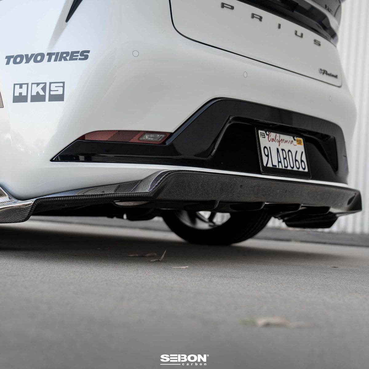 Seibon MB-Style Carbon Fiber Rear Lip for 2023-2026 Toyota Prius