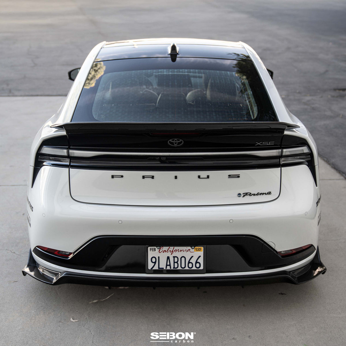 Seibon MB-Style Carbon Fiber Rear Lip for 2023-2026 Toyota Prius