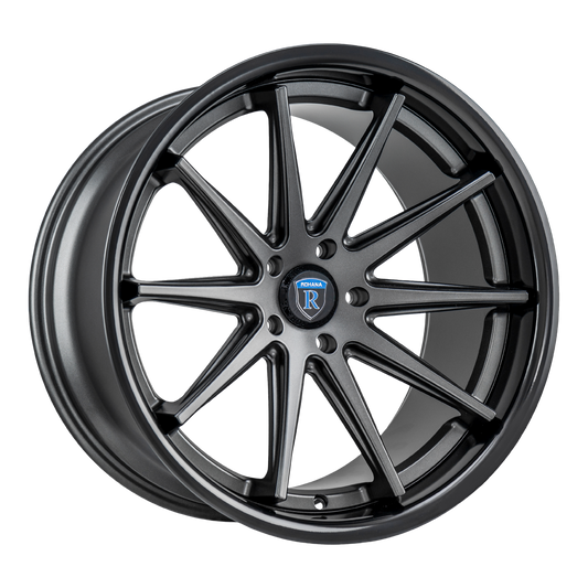 Rohana RC10 Matte Graphite/Gloss Black Lip — view 1