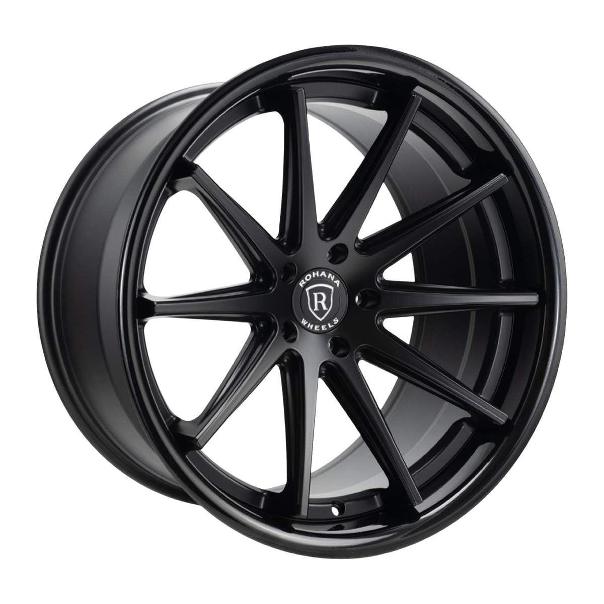 Rohana RFC10 Matte Black/Gloss Black Lip — view 1
