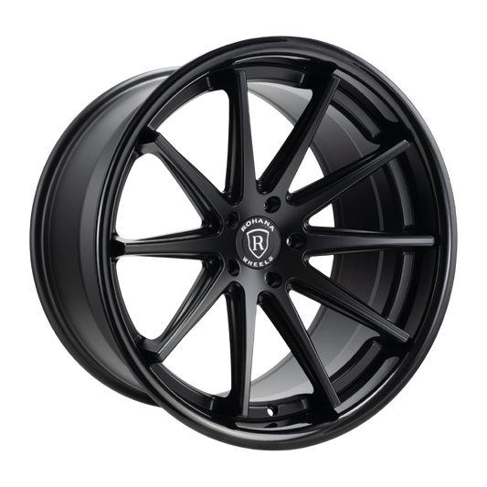 Rohana RFC10 Matte Black/Gloss Black Lip — view 1