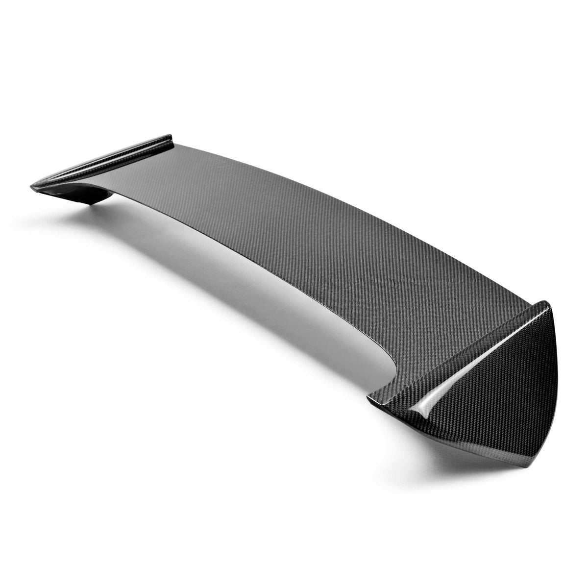 Seibon STI-Style Carbon Fiber rear spoiler for 2008-2014 Subaru WRX / STi Hatchback (shaved with no 3rd brake light)