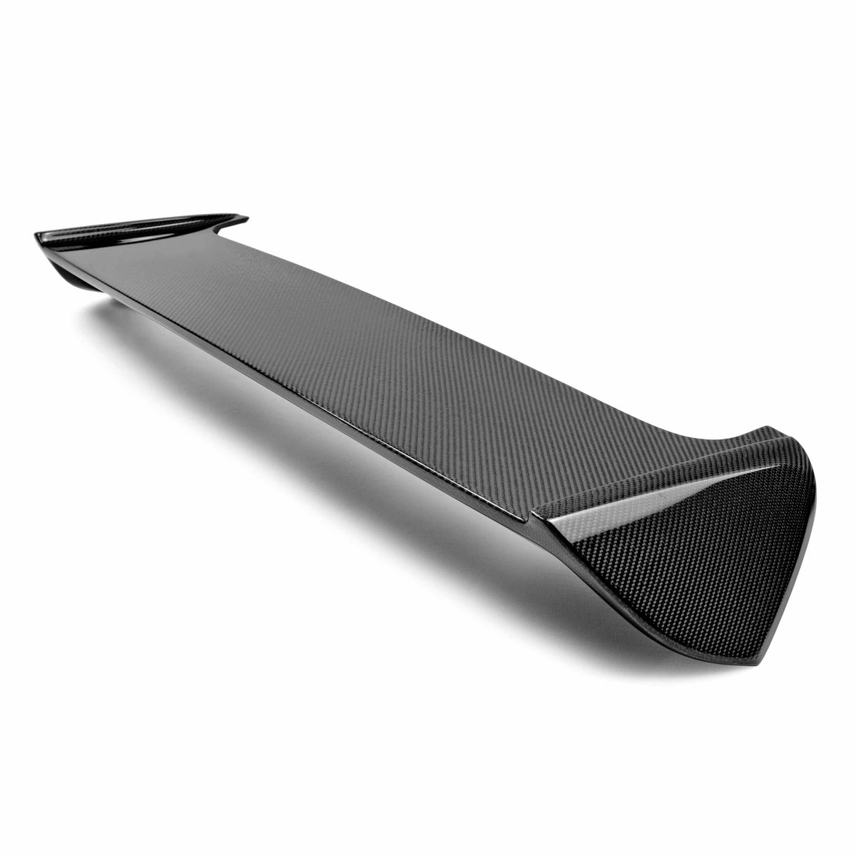 Seibon STI-Style Carbon Fiber rear spoiler for 2008-2014 Subaru WRX / STi Hatchback (shaved with no 3rd brake light)