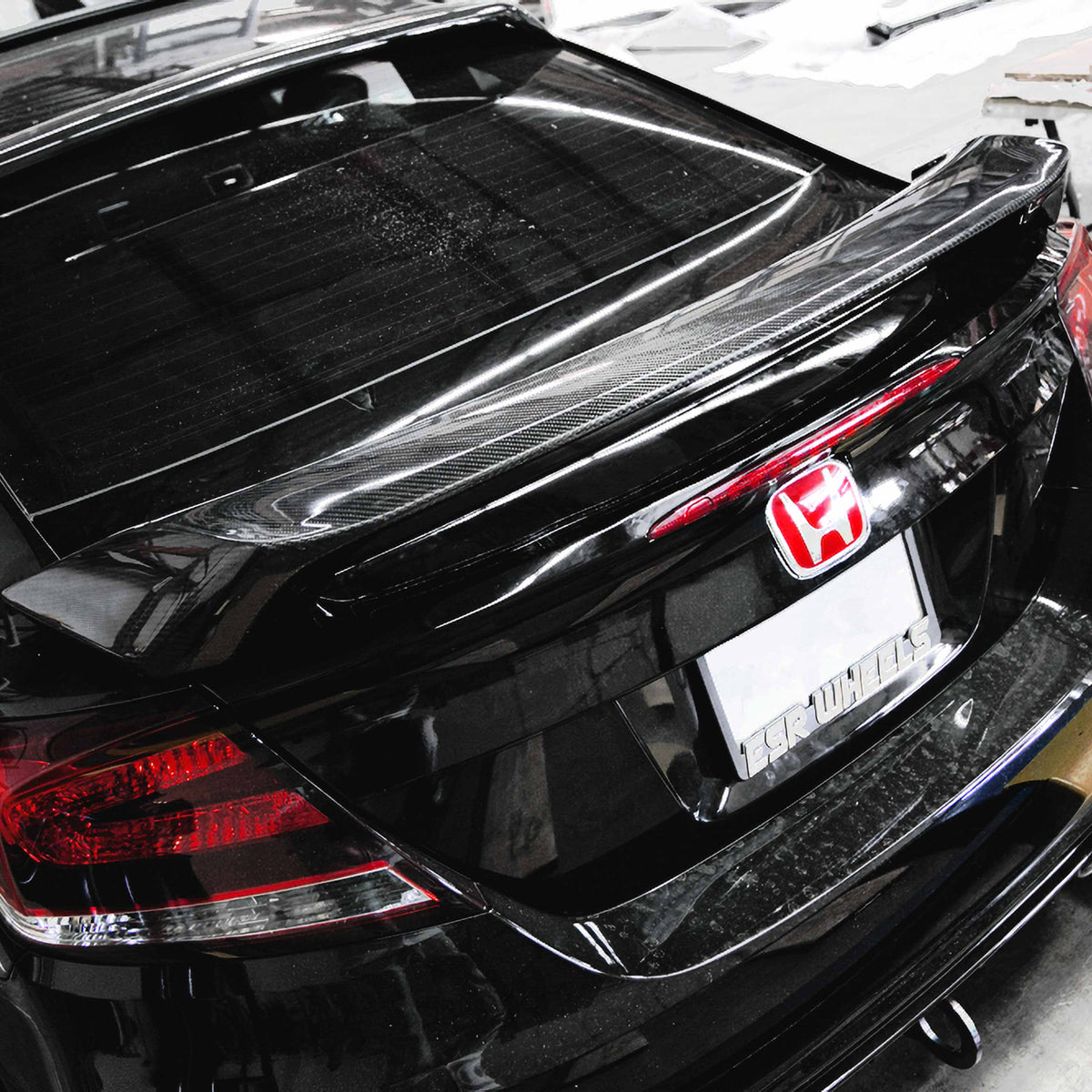 Seibon SI-Style Carbon Fiber rear spoiler for 2014-2015 Honda Civic Coupe