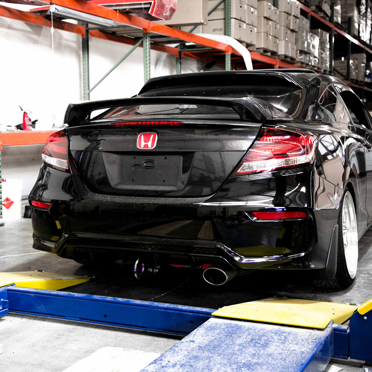 Seibon SI-Style Carbon Fiber rear spoiler for 2014-2015 Honda Civic Coupe