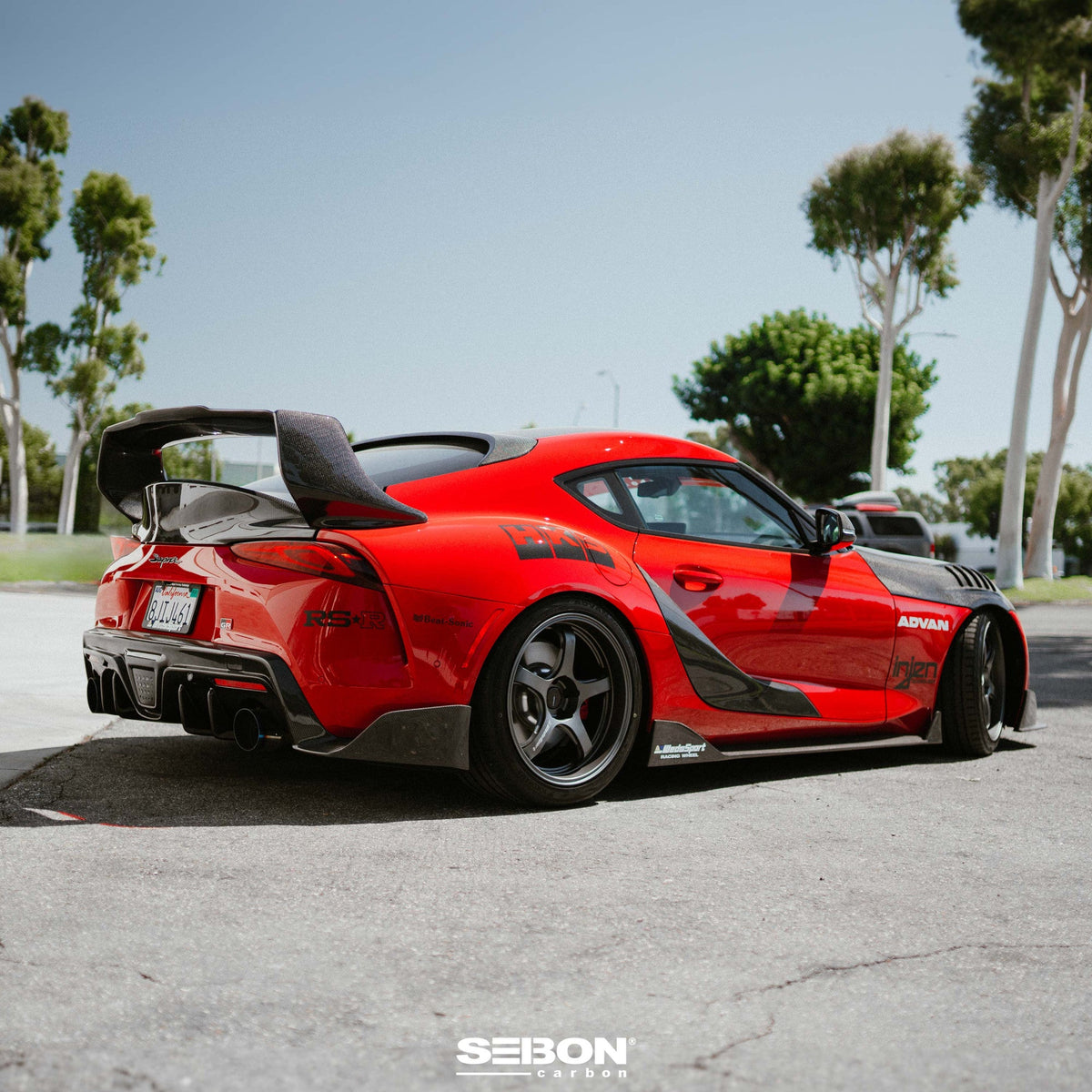 Seibon TD-Style Carbon Fiber rear spoiler for 2020-2026 Toyota GR Supra