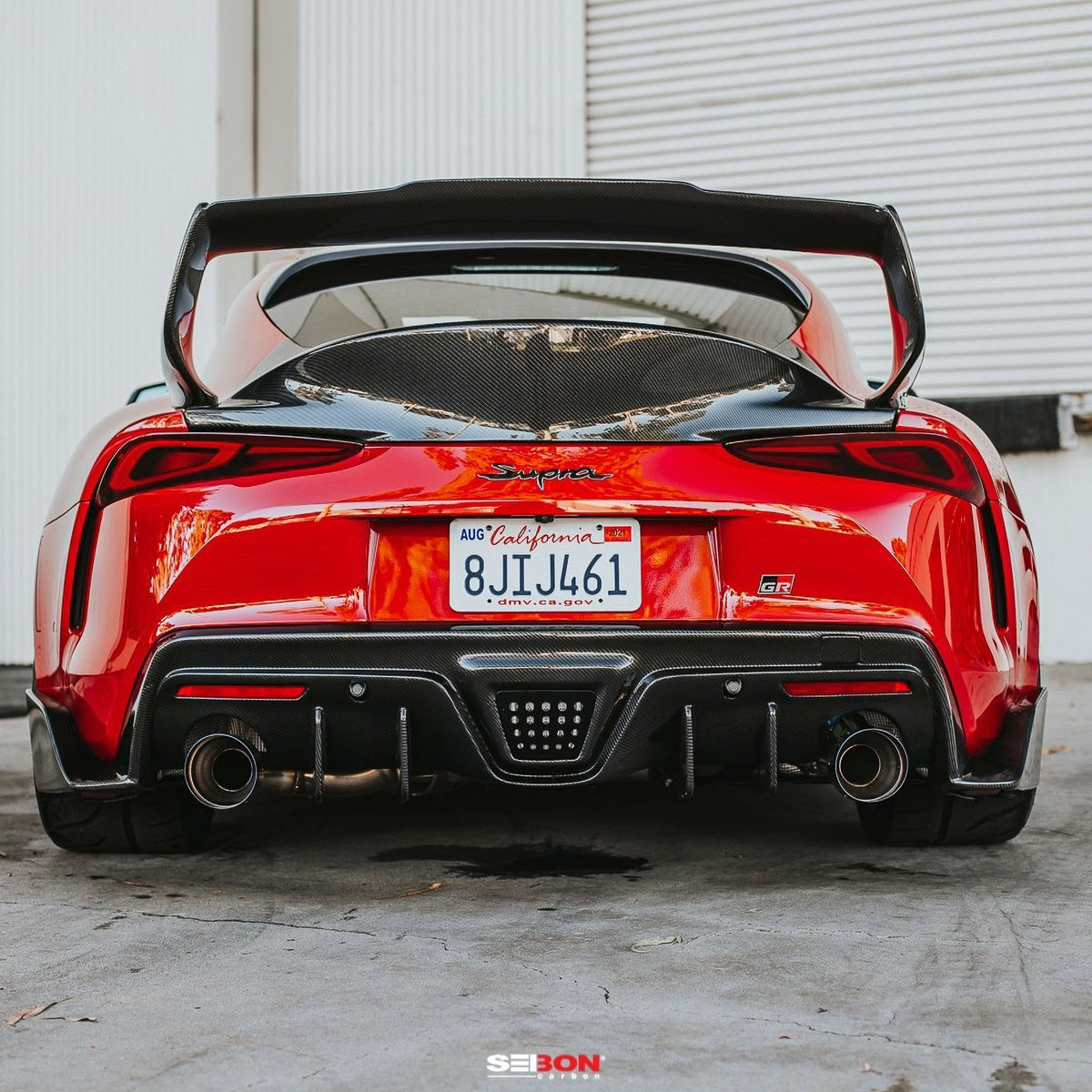 Seibon TD-Style Carbon Fiber rear spoiler for 2020-2026 Toyota GR Supra