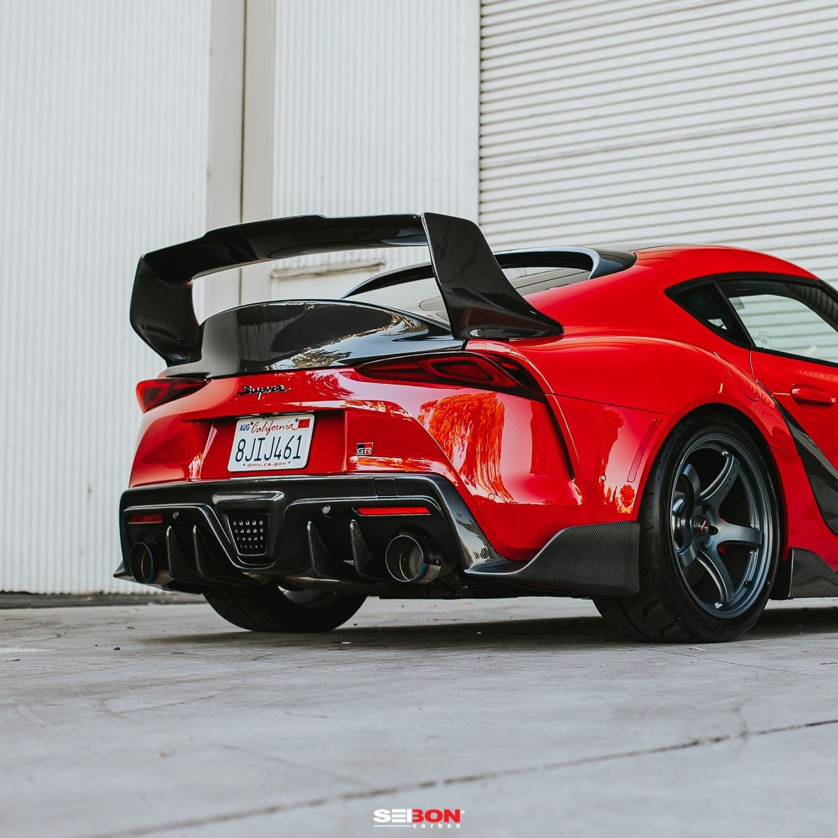 Seibon TD-Style Carbon Fiber rear spoiler for 2020-2026 Toyota GR Supra
