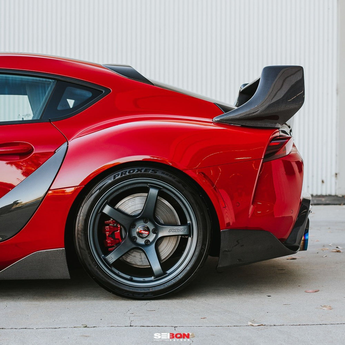 Seibon TD-Style Carbon Fiber rear spoiler for 2020-2026 Toyota GR Supra