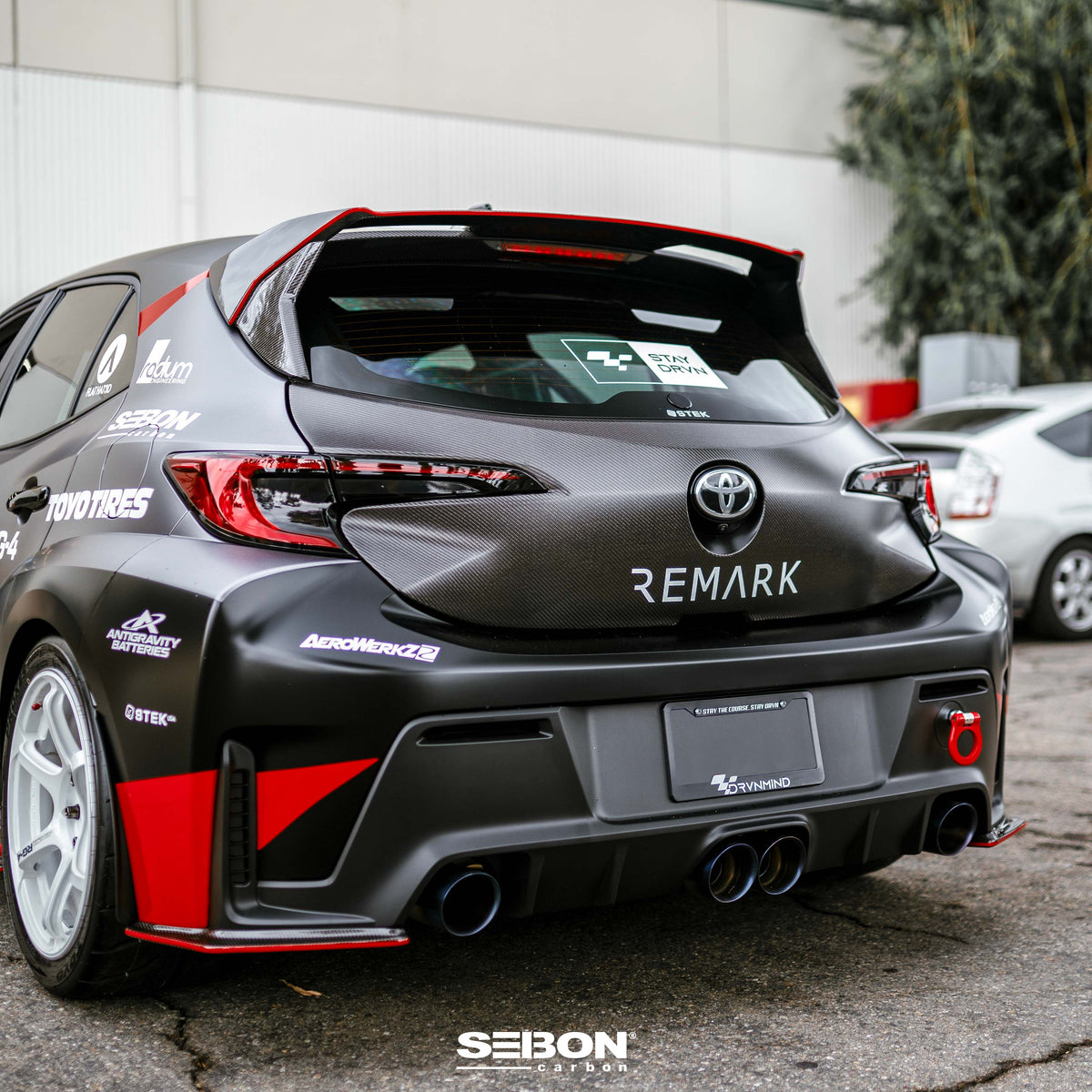 Seibon OEM-Style Carbon Fiber rear spoiler for 2023-2026 Toyota GR Corolla