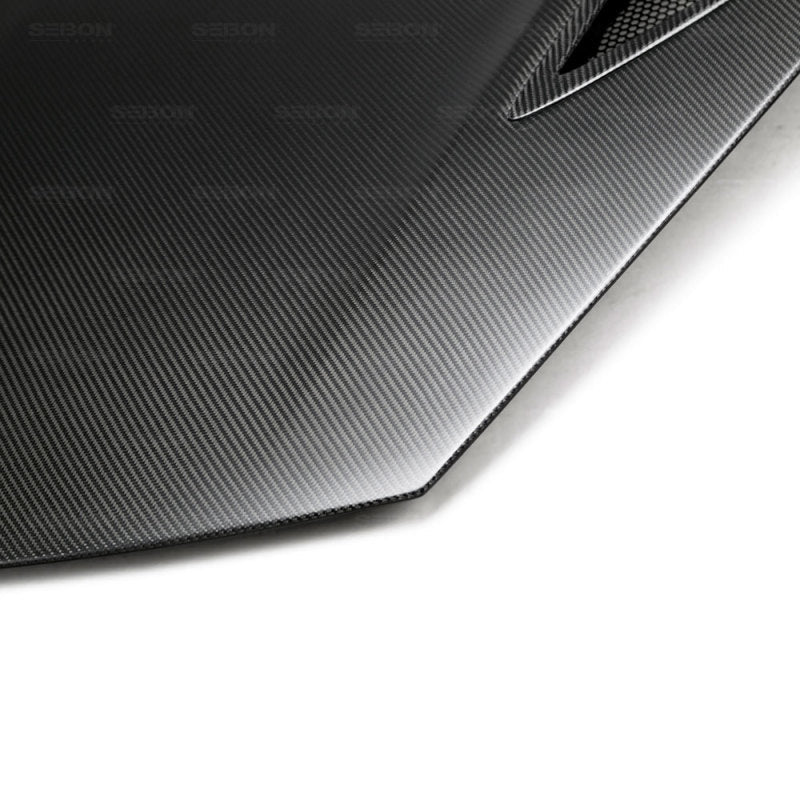 Seibon OEM-style dry carbon Fiber hood for 2017-2022 Acura NSX - Matte