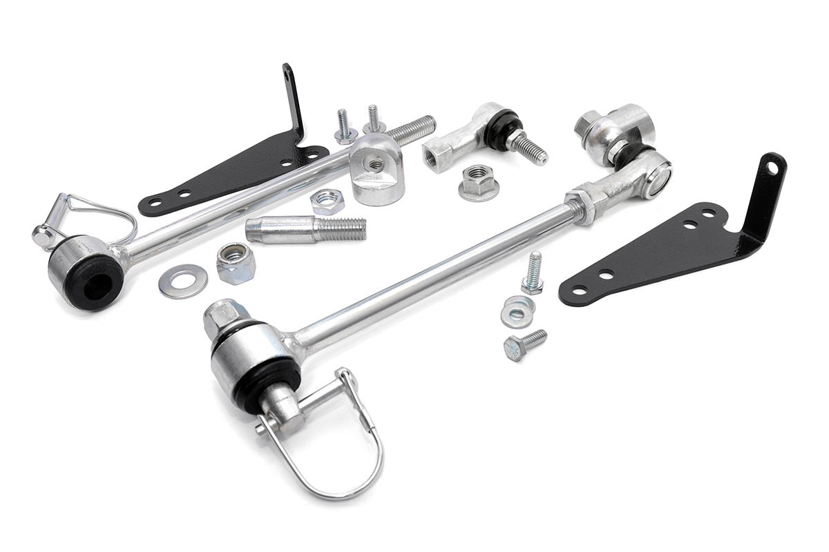 Rough Country Quick Disconnect Sway Links | 4-6 Inch Lift | Jeep Wrangler TJ (97-06)/Wrangler Unlimited (04-06)