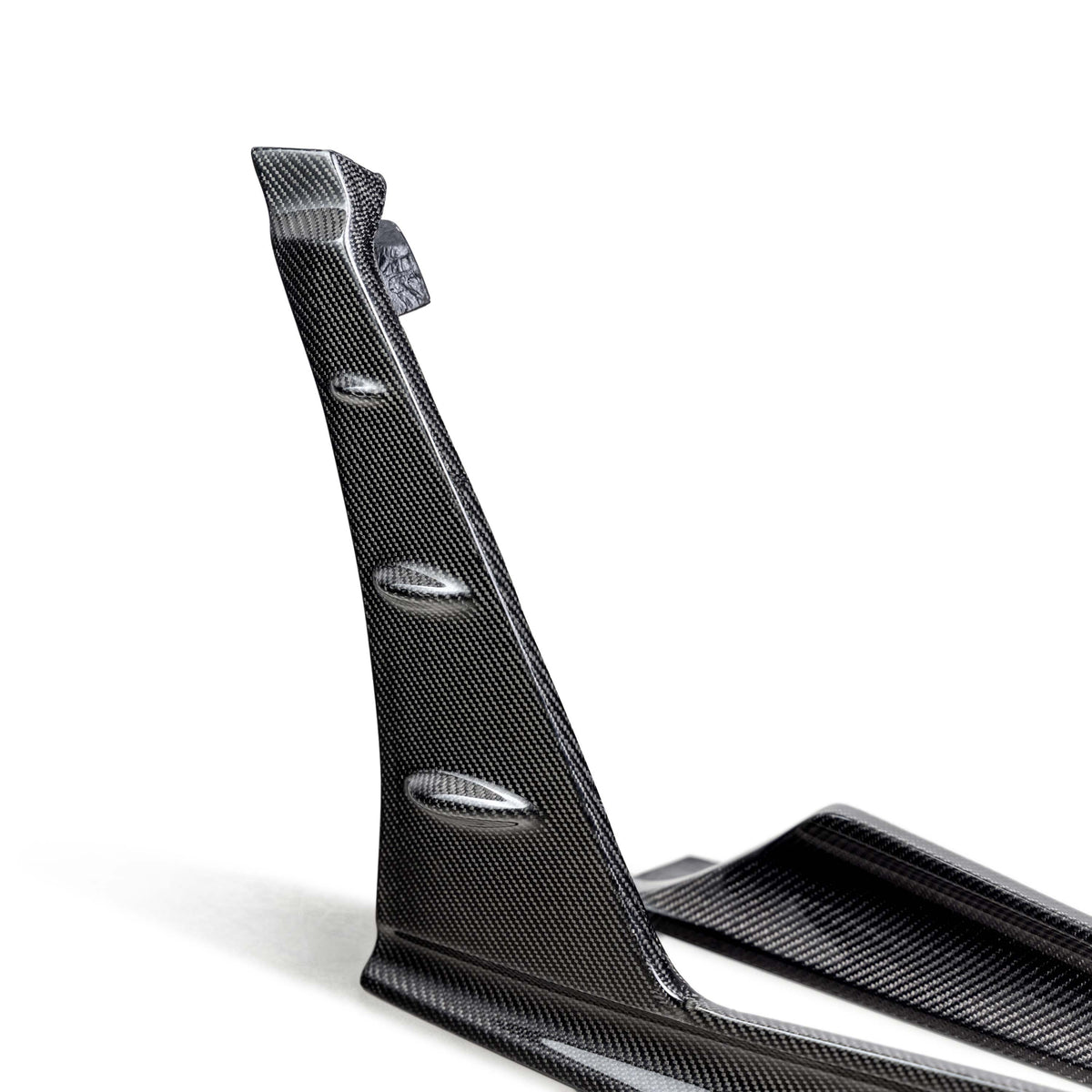 Seibon MB-Style Carbon Fiber Front Side Skirt Extensions for 2023-2026 Honda Civic Type R