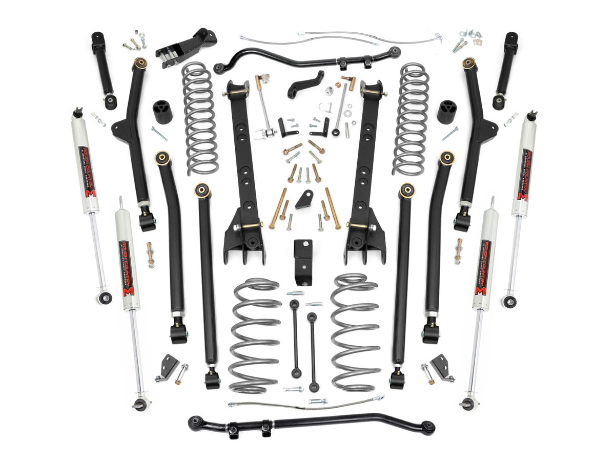 Rough Country 6 Inch Lift Kit | Long Arm | Jeep Wrangler TJ 4WD (1997-2006)