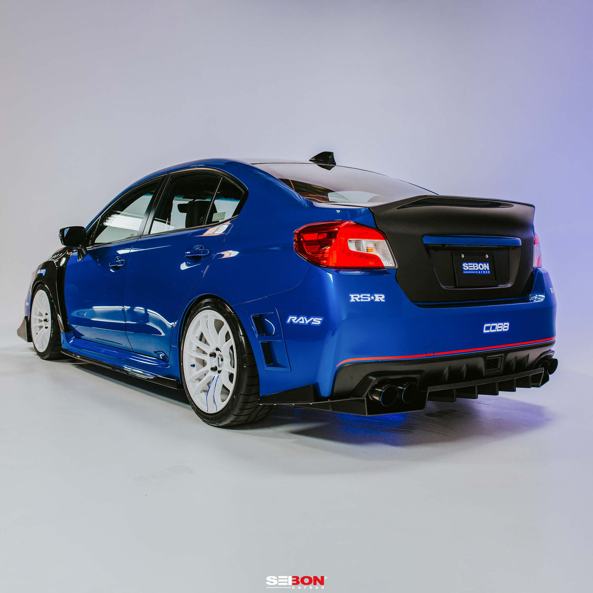 Seibon C-Style Carbon Fiber Trunk Lid for 2015-2021 Subaru WRX / STi