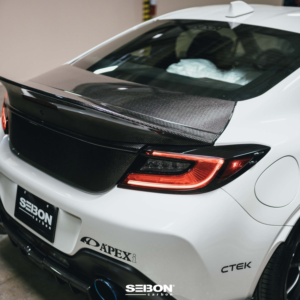 Seibon Carbon Fiber Trunk Lid for 2022-2026 Toyota GR86/ Subaru BRZ