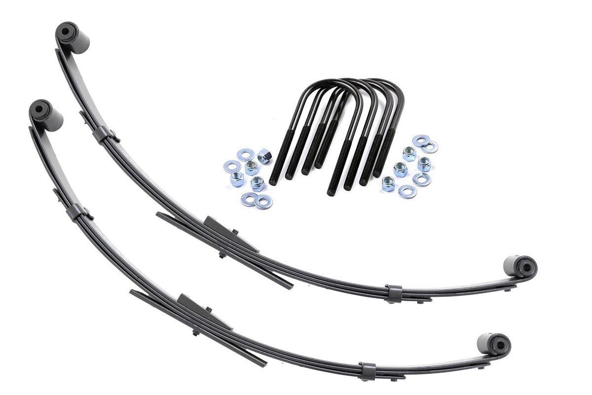 Rough Country Rear Leaf Springs | 2.5" Lift | Pair | Jeep Wrangler YJ 4WD (1987-1995)