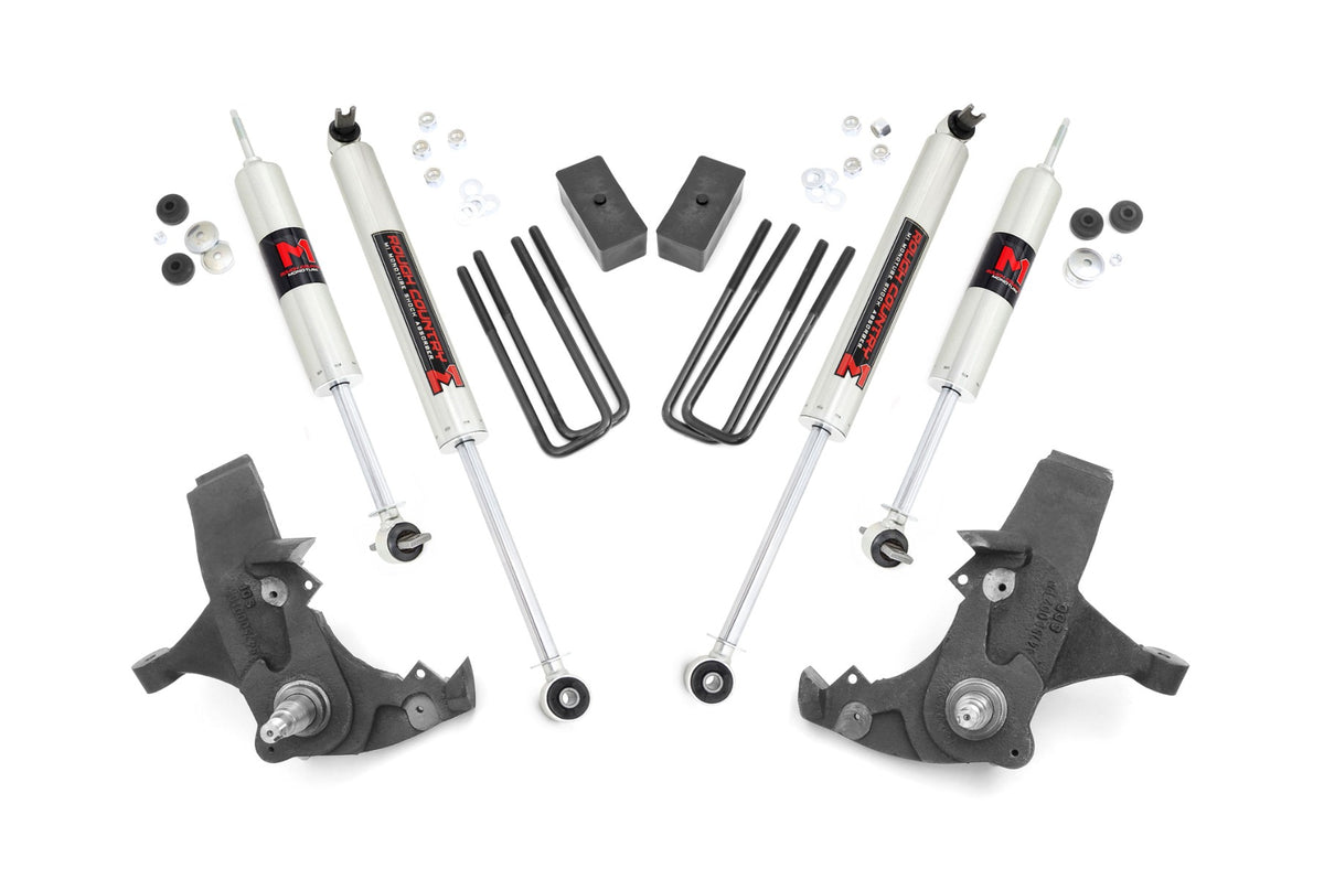 Rough Country 4 Inch Lift Kit | Chevy/GMC 1500 Truck & SUV 2WD (1988-1999)