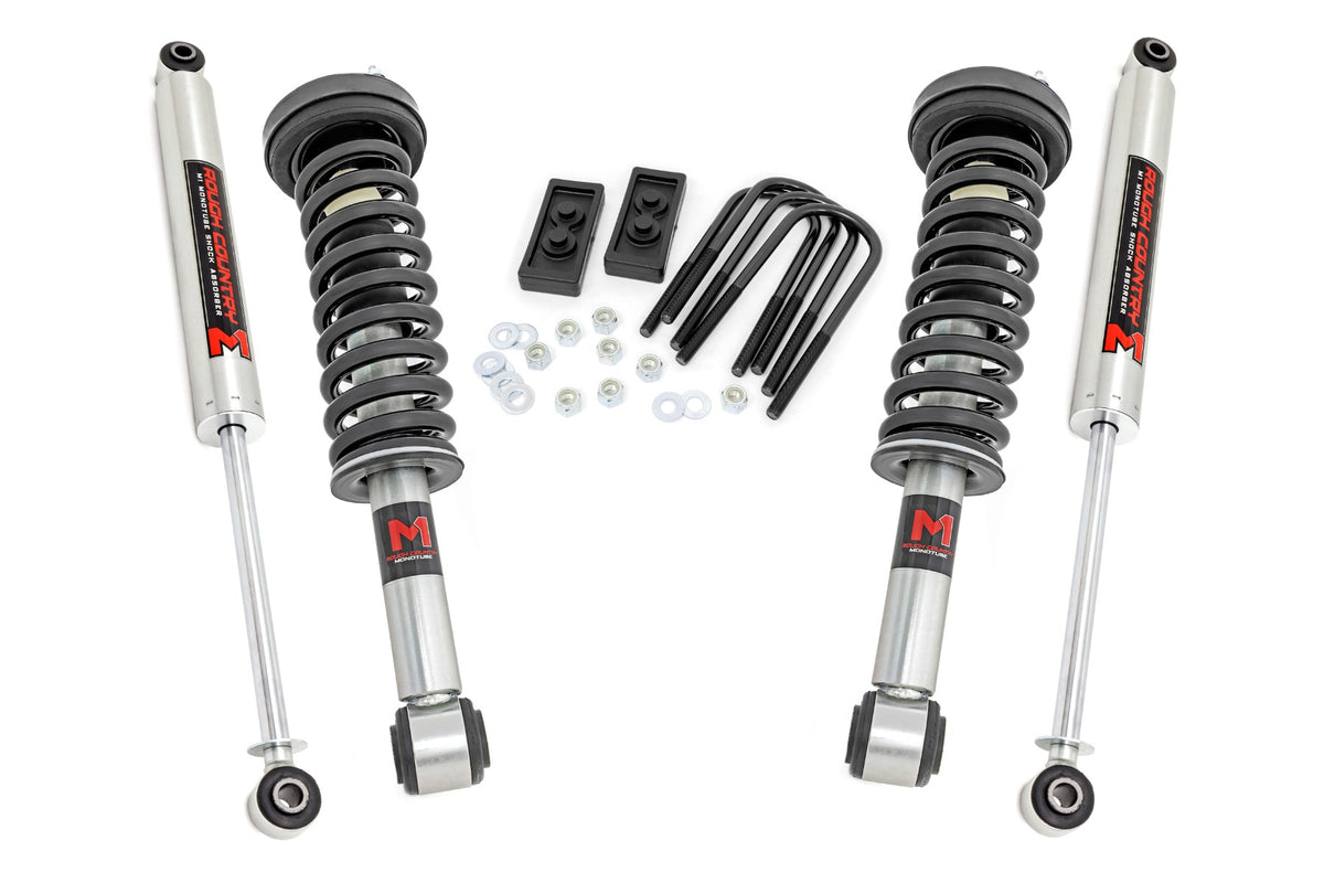 Rough Country 2 Inch Lift Kit | Lifted Struts | Ford F-150 4WD (2009-2013)