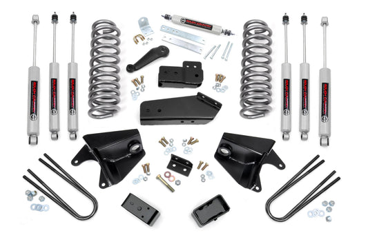 Rough Country 4 Inch Lift Kit | Quad Front Shocks | Ford Bronco 4WD (1980-1996)